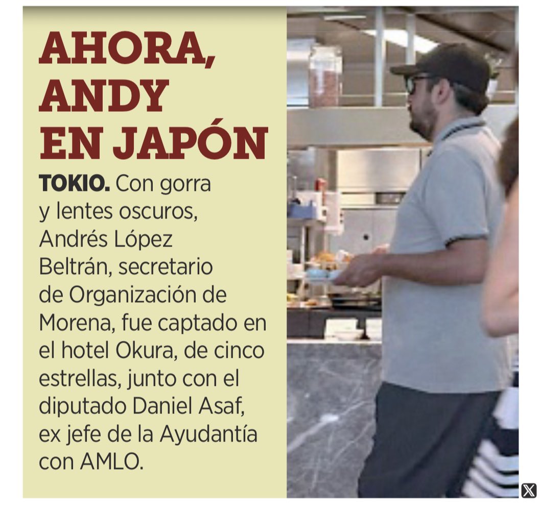 La hipocresía es la doctrina de los del partido morena. 

Andy, en Tokio

Mario Delgado, en Lisboa

Cuauhtémoc Blanco, en Milán 

Yunes, en Capri 

Vazquez, en Ibiza 

Verano de ensueño