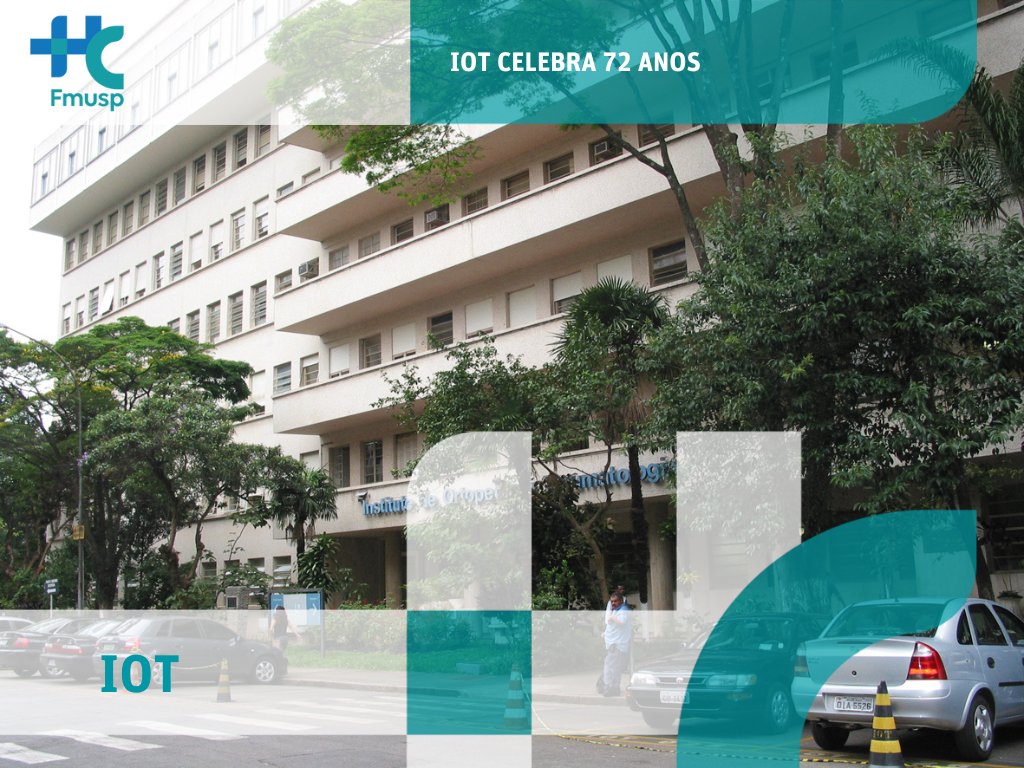 IOT celebra 72 anos de dedicação e excelência médico-científica. Criado para atender casos de poliomielite nos anos 50, o hospital tornou-se referência internacional em ortopedia e traumatologia. Leia mais: x.gd/u8XNu.