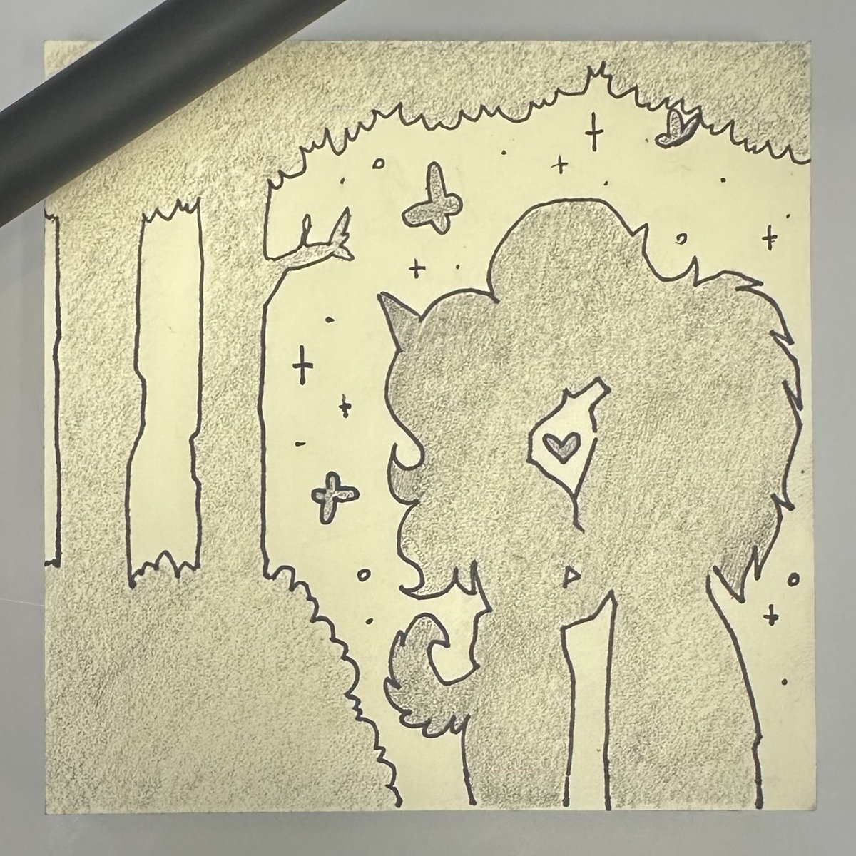 DemonDobe's tweet image. where my brain’s been lately… ✍️✨
#dragonballoc #ocxcanon #yumetwt