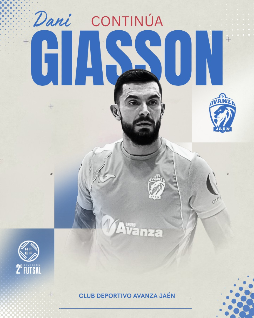 🦁¡𝘿𝘼𝙉𝙄 𝙂𝙄𝘼𝙎𝙎𝙊𝙉 𝗖𝗢𝗡𝗧𝗜𝗡𝗨̂𝗔! 🤝🏻

El italo-brasileño es un jugador indiscutible para el equipo y por quinta temporada podremos disfrutar su calidad vistiendo la camiseta del CD Avanza Jaén.

🔗Link Noticia Web:
f.mtr.cool/gwoqmbpdap

#CorazónyGarra 💙