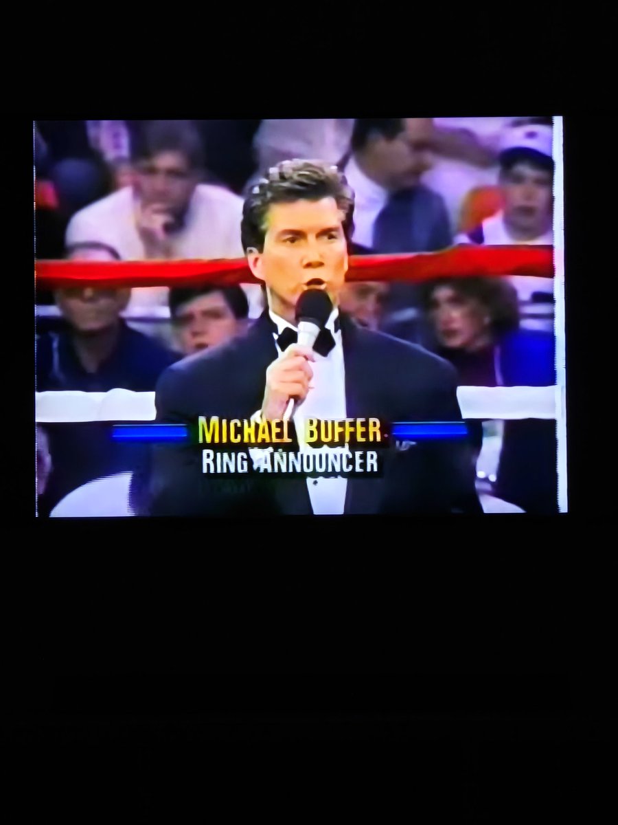 ceo (@ceo_boxing7) on Twitter photo Watching <a href="/LennoxLewis/">Lennox Lewis, CBE, CM</a> vs Tyrell Biggs. The legendary voice of boxing <a href="/Michael_Buffer/">Michael Buffer</a> is the ring announcer!
That's 34 years ago and still pound for pound #1 announcer. Would have been great to watch some documentary/read a book about Michaels journey. Watching <a href="/LennoxLewis/">Lennox Lewis, CBE, CM</a> vs Tyrell Biggs. The legendary voice of boxing <a href="/Michael_Buffer/">Michael Buffer</a> is the ring announcer!
That's 34 years ago and still pound for pound #1 announcer. Would have been great to watch some documentary/read a book about Michaels journey.