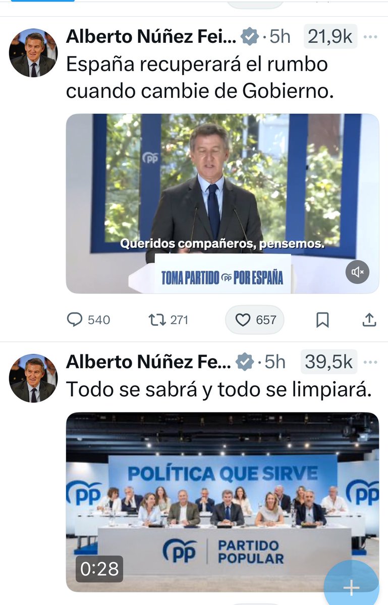 Ritaalberdi's tweet image. A parte de fachas, gritones, desagradables, maleducados,  y sin pizca de gracia política o personal, parece que estos dos toman alguna sustancia exógena, porque si no, no se explica como funcionan sus cabezas. 
Feijóo&amp;amp;Tellado 
Y la Política que solo les sirve para medrar.