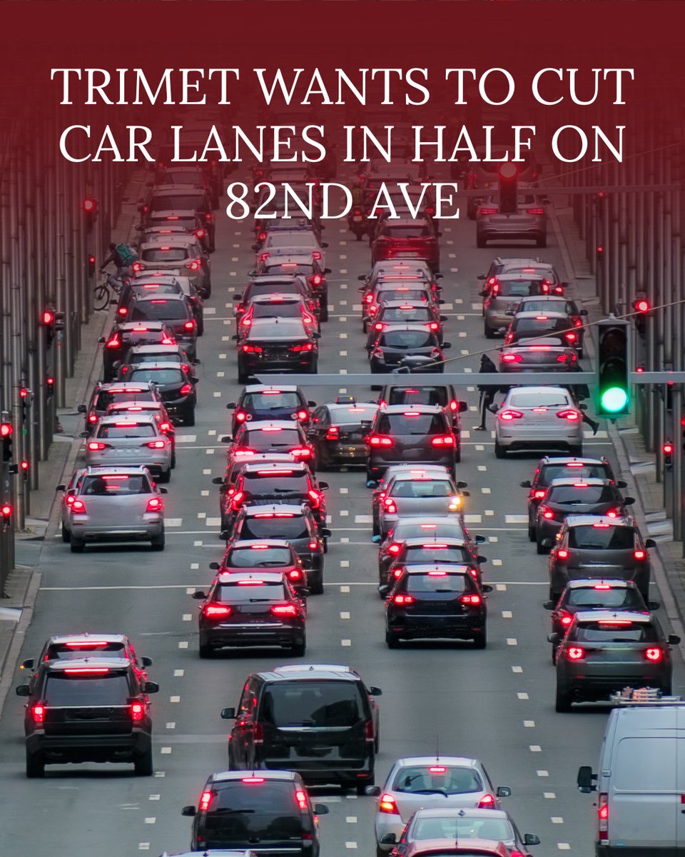 What is the plan for 82nd Avenue? Seven miles of bus-only lanes from Clackamas Town Center to Cully—turning four car lanes into two, leaving the other two as bus-only lanes.

TriMet says it will save transit riders 3–4 minutes. Cascade believes the cost to drivers and