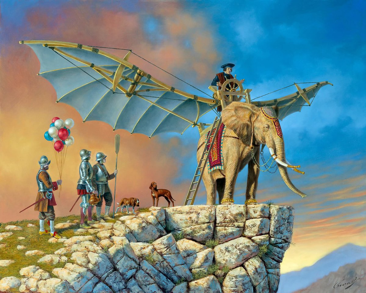 dinamittEros's tweet image. Michael Cheval.
El sueño de Cristóbal Colón.
2024