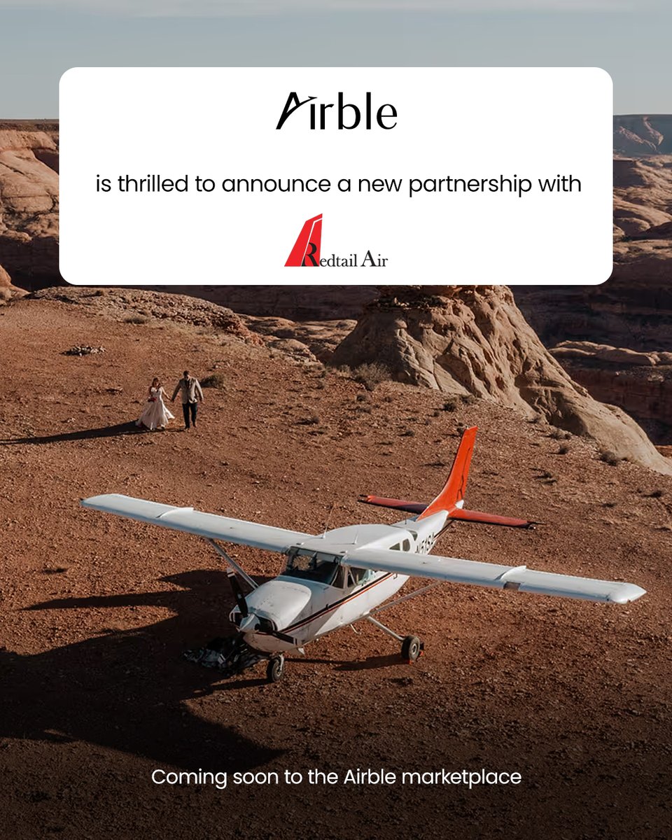 We are excited to welcome Redtail Air Inc. to the Airble marketplace as our very first partner in Moab, Utah!

Ready for takeoff? Your next unforgettable journey starts here.
