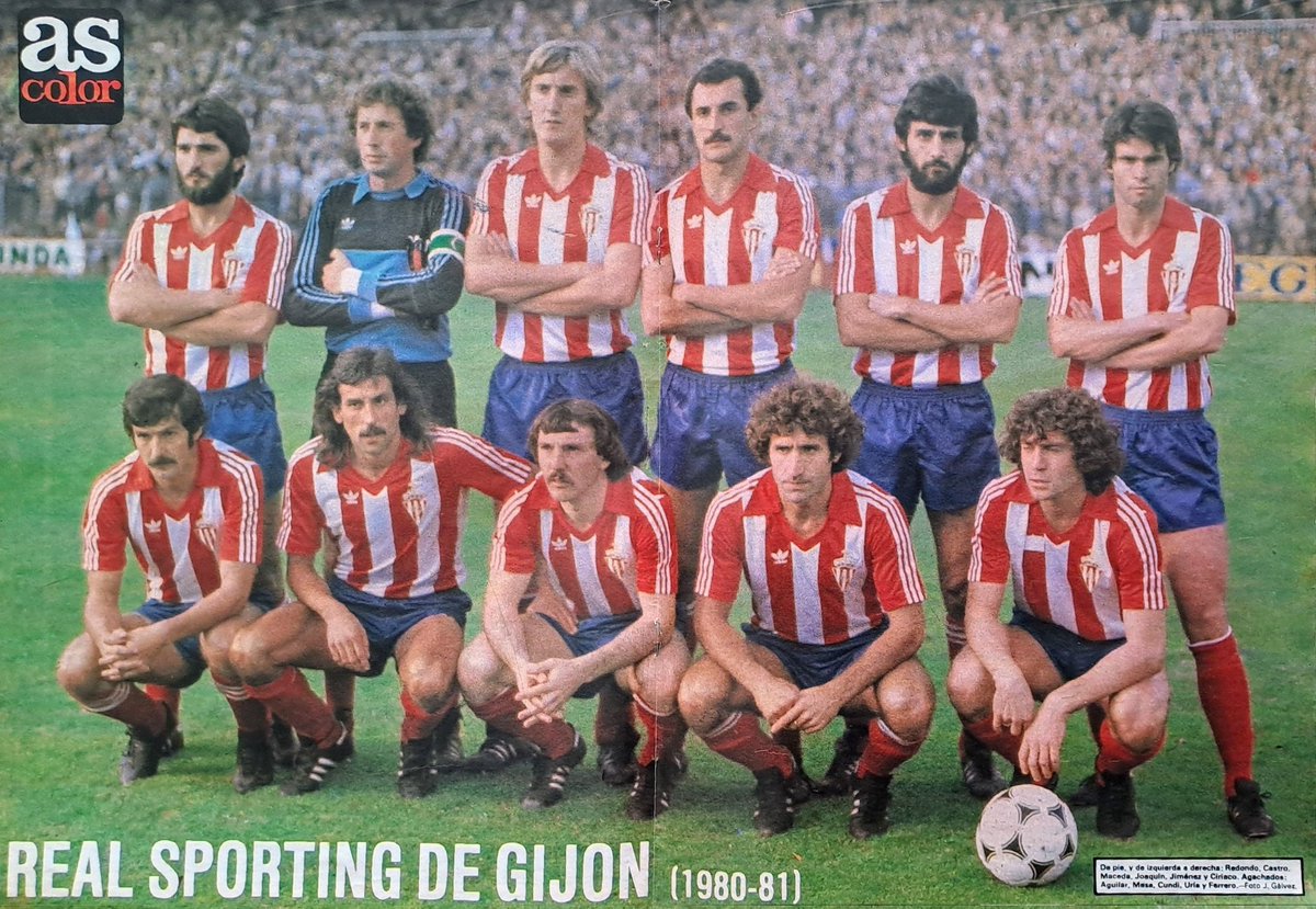 🔴⚪️ Real Sporting de Gijón 1980/81. Póster As Color.

📸 Redondo, Castro, Maceda, Joaquín Alonso, Jiménez, Ciriaco Cano, Aguilar, Manolo Mesa, Cundi,  Uría y Enzo Ferrero.