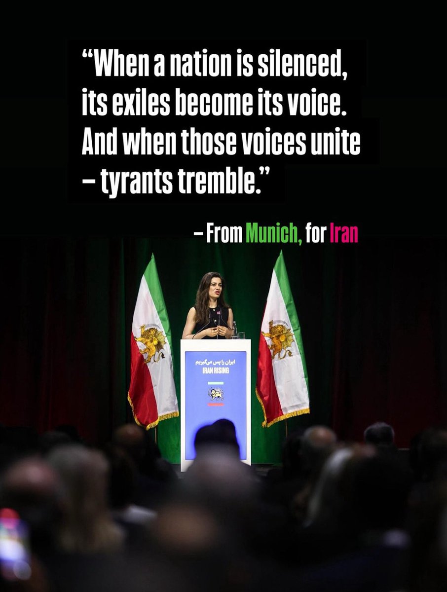 Ghazaleh Sharmahd dont le père Jamshid a été kidnappé, torturé, emprisonné durant près de 5 ans pour ensuite être tué par le régime, a tenu un discours très fort à la conférence d’union nationale du Prince Reza Pahlavi. 

« Lorsqu’une nation est réduite au silence, ses exilés