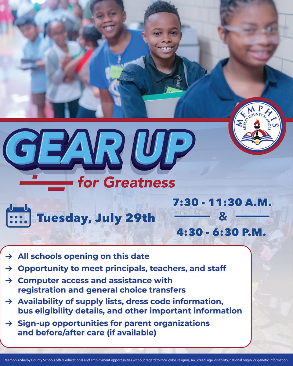 MSCSK12's tweet image. Visit your child&apos;s school tomorrow between 7:30AM-11:30AM and 4:30PM-6:30PM to receive on-site registration help.

Some schools will have supply lists, bus information, and more!

Don’t miss out on this informative event!