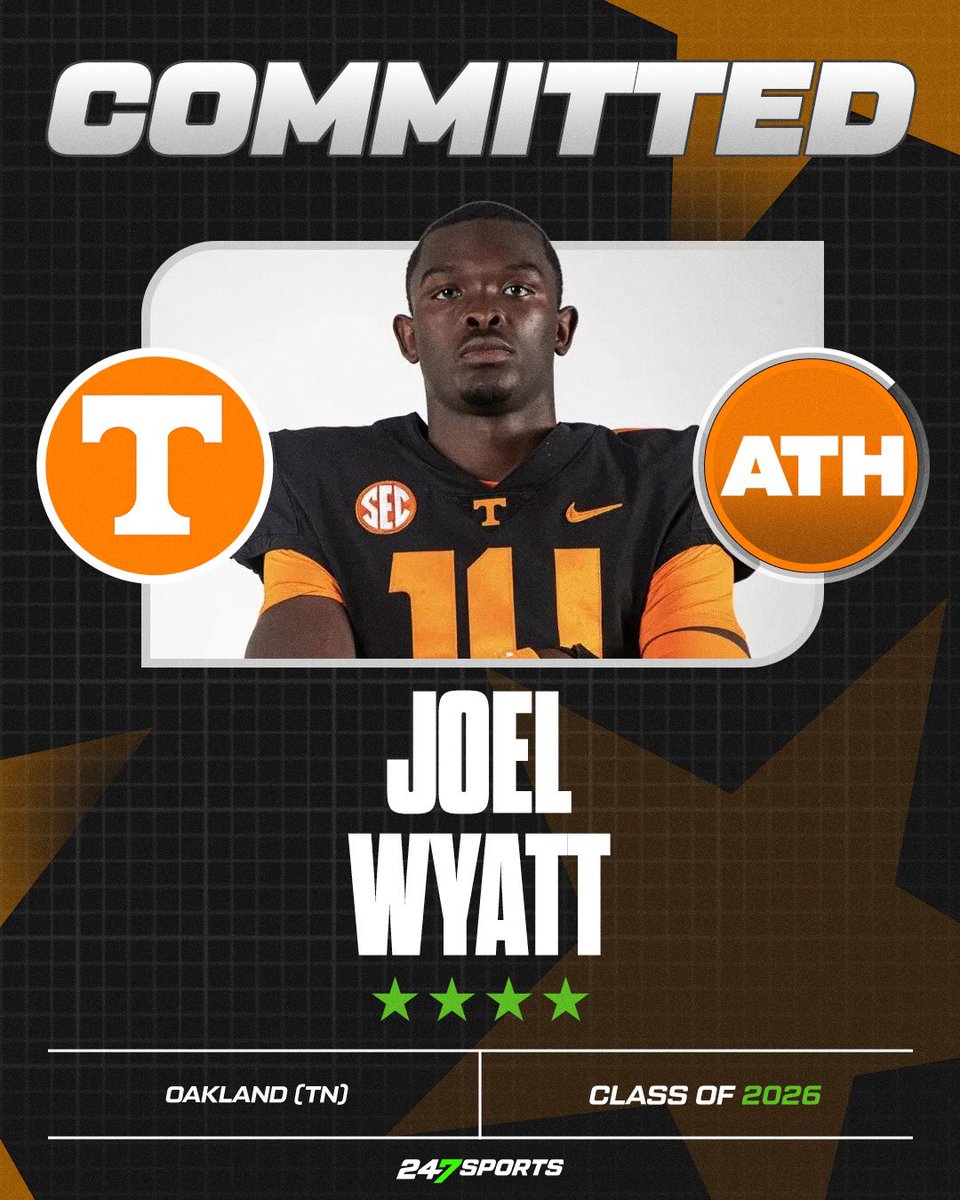 Elite in-state athlete <a href="/JoelWyatt832007/">Joel Wyatt</a> goes in-depth on his commitment to the Vols, says ‘Tennessee’s just different’

247sports.com/college/tennes…