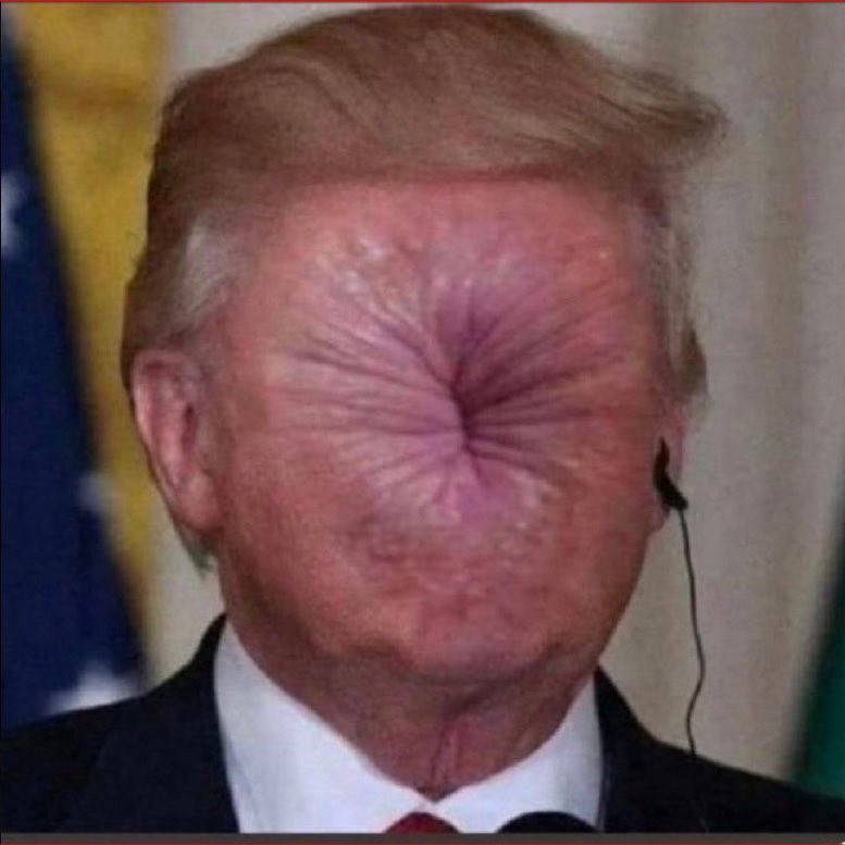 TALKS OUT OF HIS ARSE.....