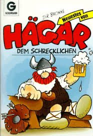 retro_kiste's tweet image. Hägar der Schreckliche ist ein Comicstrip, der 1973 von Dik Browne geschaffen wurde und ab 1988 bis 2018 von dessen Sohn Chris Browne fortgeführt wurde.
Im Mittelpunkt steht der Wikinger Hägar mit seiner Familie. Berufsbedingt muss er „schrecklich“ sein, ist aber im Grunde ein…