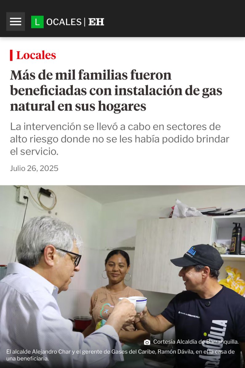 Naturgas (@naturgascol) on Twitter photo 💚 Cerca de 1.000 familias de más de 50 barrios de Barranquilla ya cuentan con servicio de gas natural por primera vez.
Gracias al trabajo conjunto entre Gases Del Caribe, <a href="/alcaldiabquilla/">Alcaldía de Barranquilla</a> y Hocol, estas conexiones fueron posibles con apoyo de subsidios, brindando acceso a este 💚 Cerca de 1.000 familias de más de 50 barrios de Barranquilla ya cuentan con servicio de gas natural por primera vez.
Gracias al trabajo conjunto entre Gases Del Caribe, <a href="/alcaldiabquilla/">Alcaldía de Barranquilla</a> y Hocol, estas conexiones fueron posibles con apoyo de subsidios, brindando acceso a este
