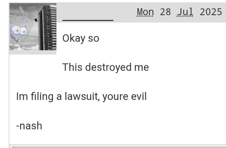 StrungShort's tweet image. Nash was right. I am evil. 😭😈
@R473674R