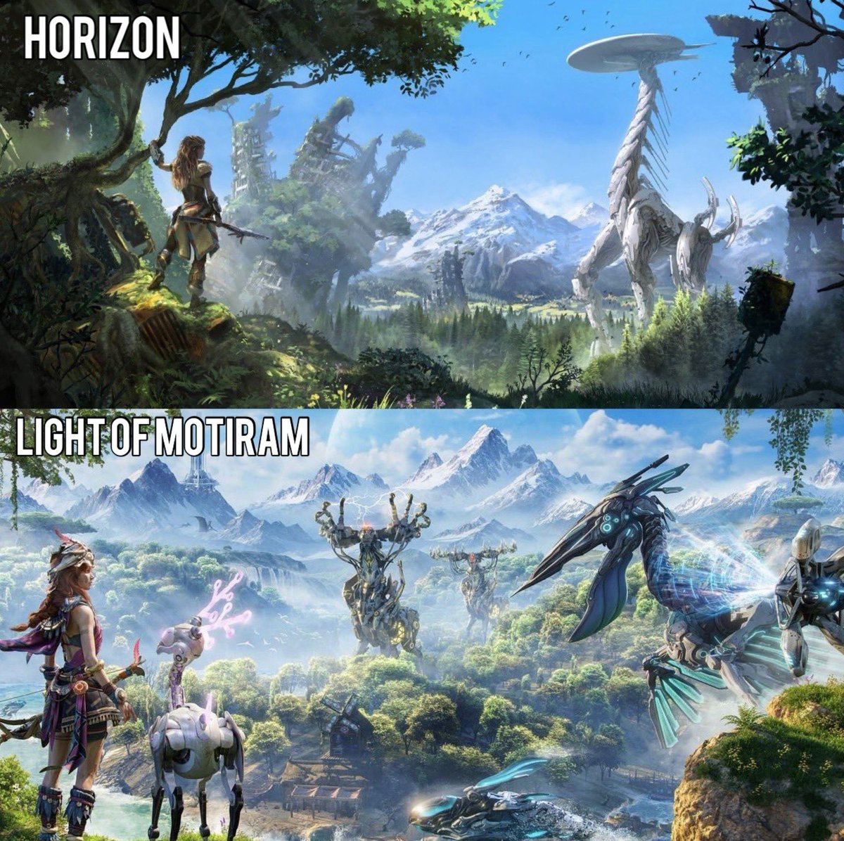 LevelUPcom's tweet image. SONY DEMANDA A TENCENT 😱 #Sony - #PlayStation ha iniciado acciones legales y demandó al gigante chino #Tencent por supuesto plagio a su juego #Horizon con el título #LightOfMotiram que actualmente está en desarrollo.