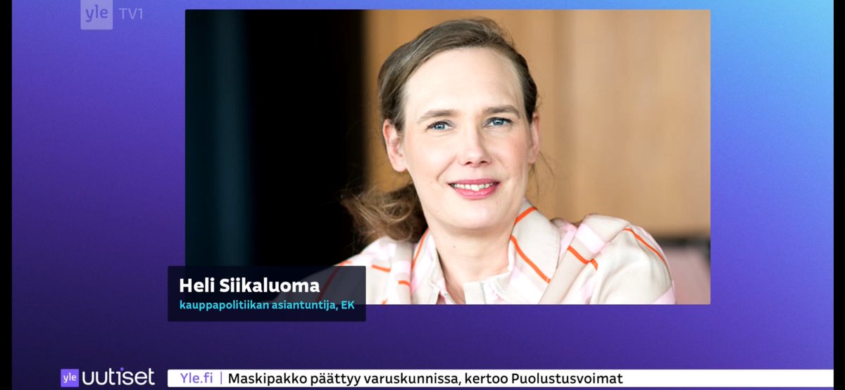 - Ennen lopullista arviointia EU-USA -tullisovusta pitää nähdä sopimuksen yksityiskohdat. Varmaa kuitenkin on, että myös Suomen vienti Yhdysvaltoihin hankaloituu, EK:n kauppapolitiikan asiantuntija <a href="/HeliSiikaluoma/">Heli Siikaluoma</a>
