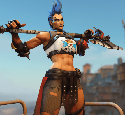 WintourArcadia's tweet photo. One more would be a WWE collab SOLELY if it meant a Junker Queen / Rhea Ripley skin. Two Aussie baddies would be PERFECT @PlayOverwatch @RheaRipley_WWE @WWE  OK I reinstall Twitter/X/whatever again 🤭 https://t.co/WYoLIO7KKI