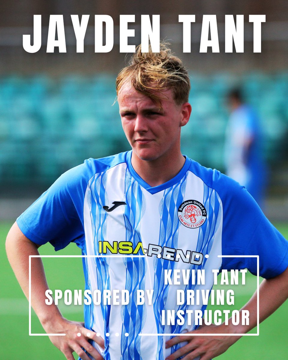 Saltdeanfc's tweet image. π We are very pleased to introduce Kevin Tant - Driving instructor as one of our player sponsors this season.
π They will be sponsoring Jayden Tant for the 2025/26 campaign.
#COYT π―