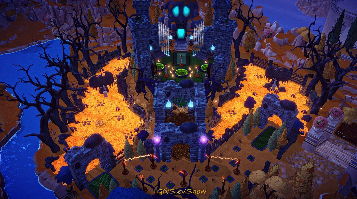SlevShow's tweet image. My “Hades” design is FINALLY COMPLETE 😈 Inspired by many, Using these Coco Leaf piles as a cool effect for Lava 🌋 really being this design to life‼️ @DisneyDLV
#DisneyDreamlightValley #DDLVCommunity #DDLV