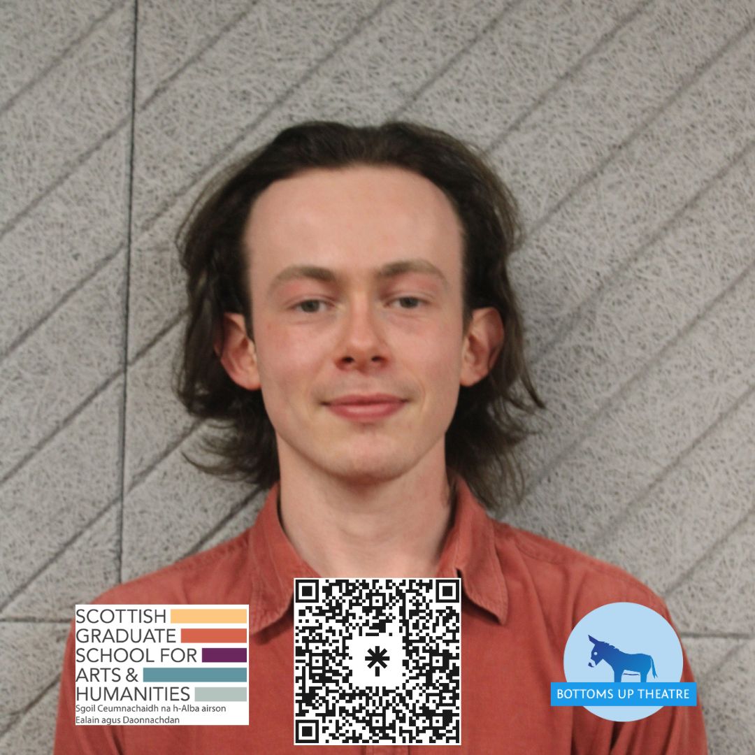 “My Mu- manager suggested we could start a cycle to work scheme!"
Billy Murison plays Ben... or is it Ash? Either way, he's the Yesterday Men's most professional actor, but that brings its own challenges
Tickets are through the QR code or at thespaceuk.com!