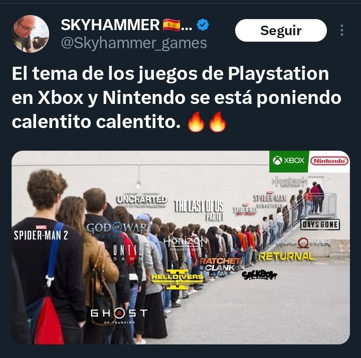 Ed_09_'s tweet image. Estos dos estaban hace unos meses transmitiendo que: no es negativo que los juegos de Xbox salgan Playstation.
Ahora resulta que sí es, en fin, hipócritas que nunca pudieron superar los 90&apos;s.
