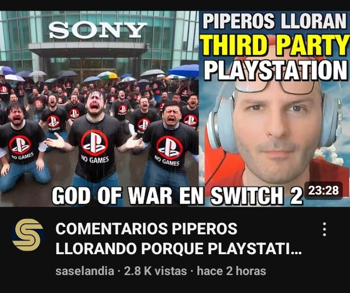 Ed_09_'s tweet image. Estos dos estaban hace unos meses transmitiendo que: no es negativo que los juegos de Xbox salgan Playstation.
Ahora resulta que sí es, en fin, hipócritas que nunca pudieron superar los 90&apos;s.