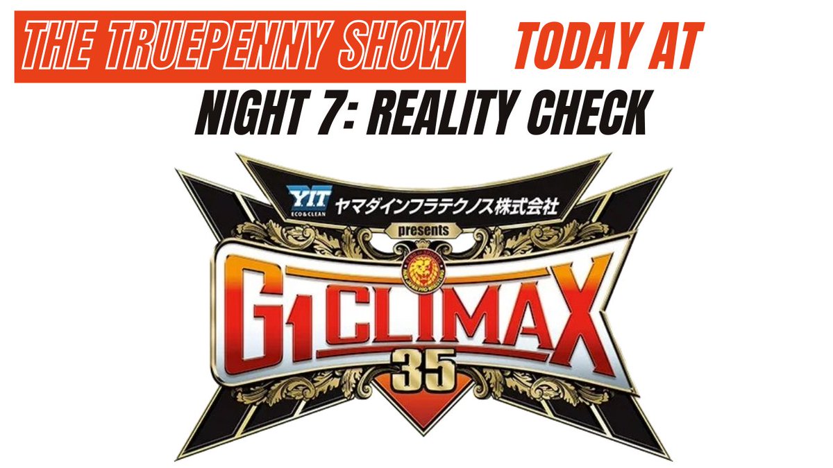 <a href="/SmarkInfested/">SmarkInfestedWaters 🎨</a> joins <a href="/SheriffLonestar/">Sheriff Lonestar</a> to talk #G1Climax35 Night 7 whilst the Euro Cup Final was happening so actual backgrounds of people expressing sheer patriotic joy on the <a href="/TruepennyShow/">The Truepenny Show</a> #TodayAt Series