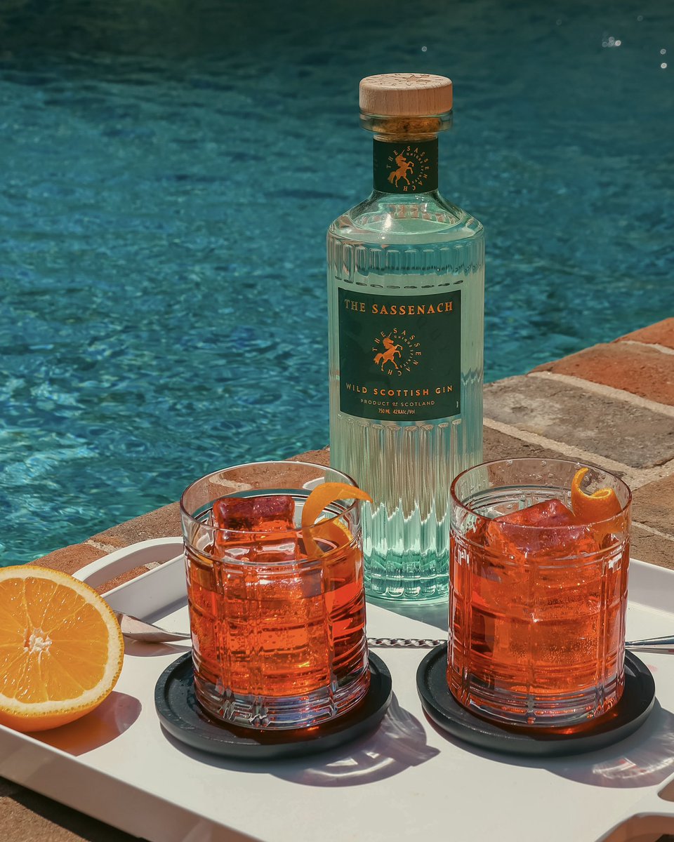 Hot Girl Summer… but make it Scottish and with a Negroni 🍊☀️

#Sassenach #Negroni #Cocktails #SamHeughan