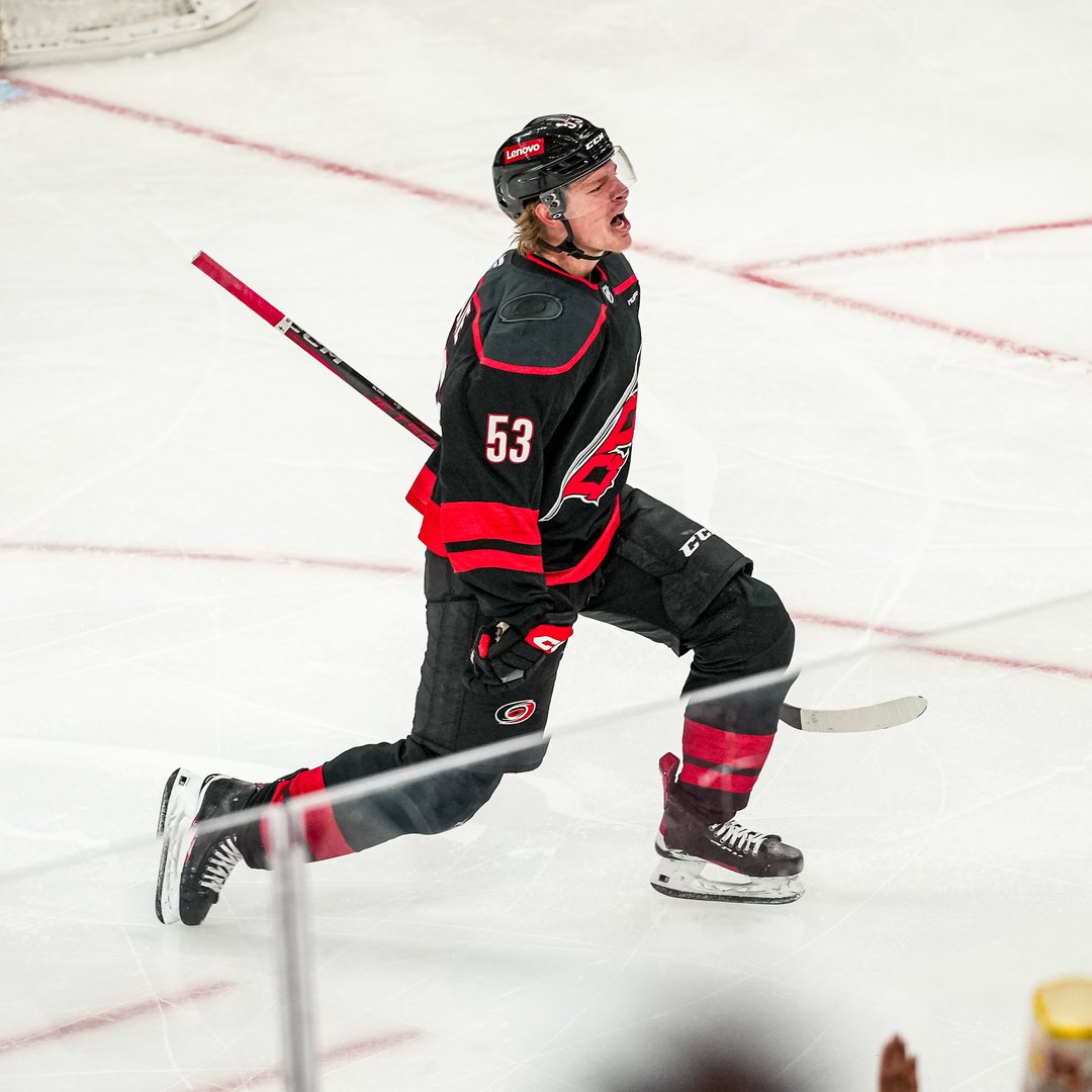 "He is just scratching the surface of the player he can be."

From a fourth-round pick to an eight-year extension after only 81 regular-season games, the #Canes are excited about Jackson Blake's future. 

Read » n.carhur.com/4o9PYvz