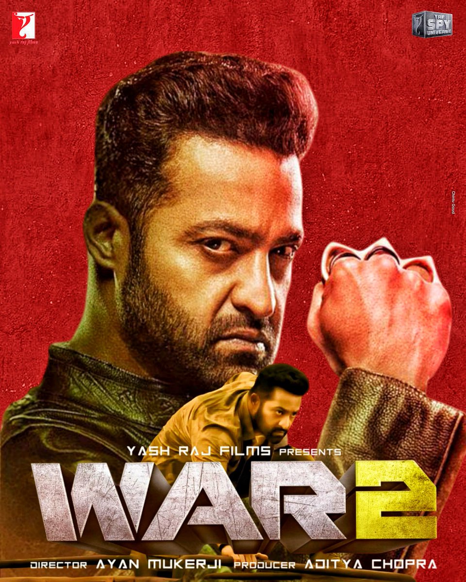 Chintu_Rebel_'s tweet image. WAR 2❤🔥
#ManOfMassesNTR
@tarak9999 #War2 @yrf
#War2OnAug14
Poster Design by @Chintu_Rebel_