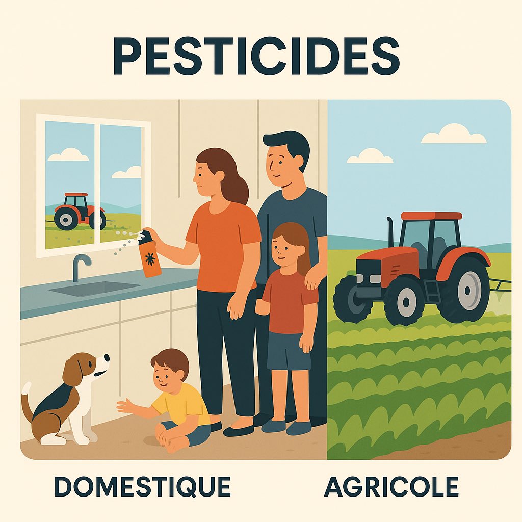 1. Les produits biocides PT18 (insecticides, acaricides, etc.) sont partout : bombes anti-moustiques, gels anti-cafards, sprays anti-acariens.
Depuis janvier 2025, leur vente est très encadrée.
Pourquoi ? → On en parle 🧵