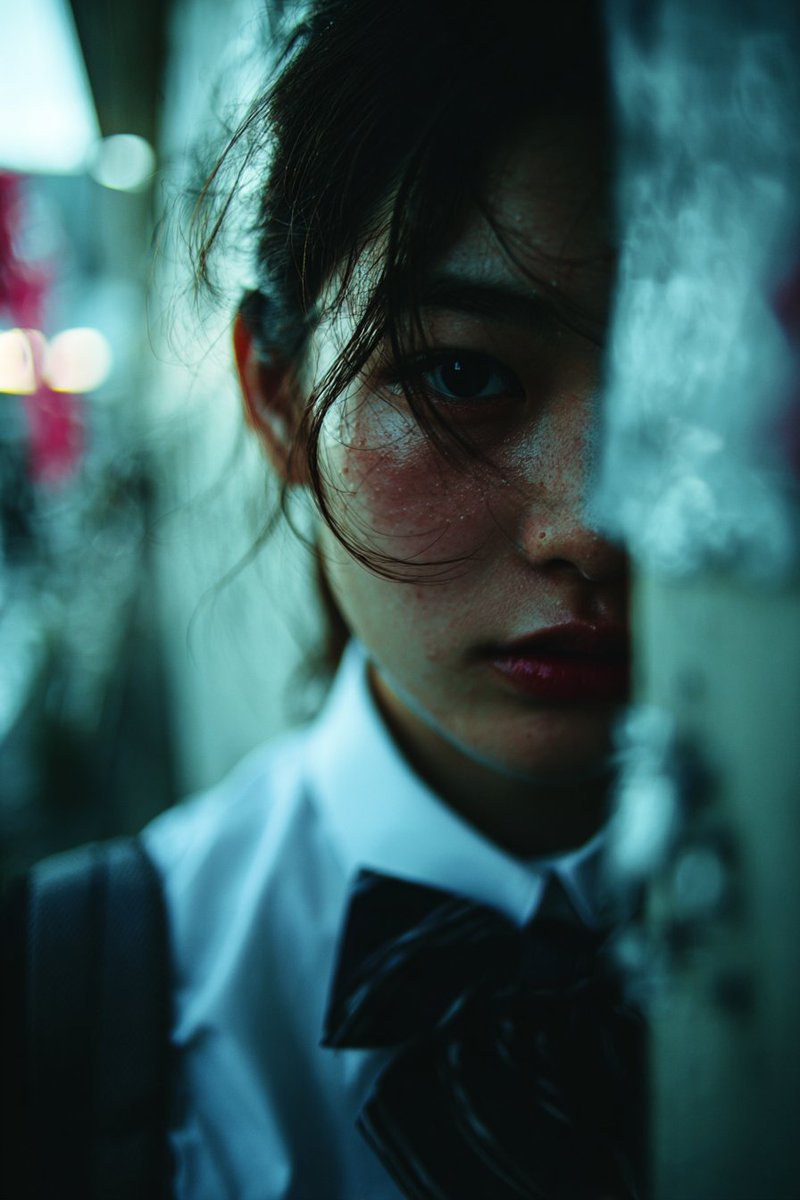 omokage_AIsOK's tweet image. Half a face, full of grace