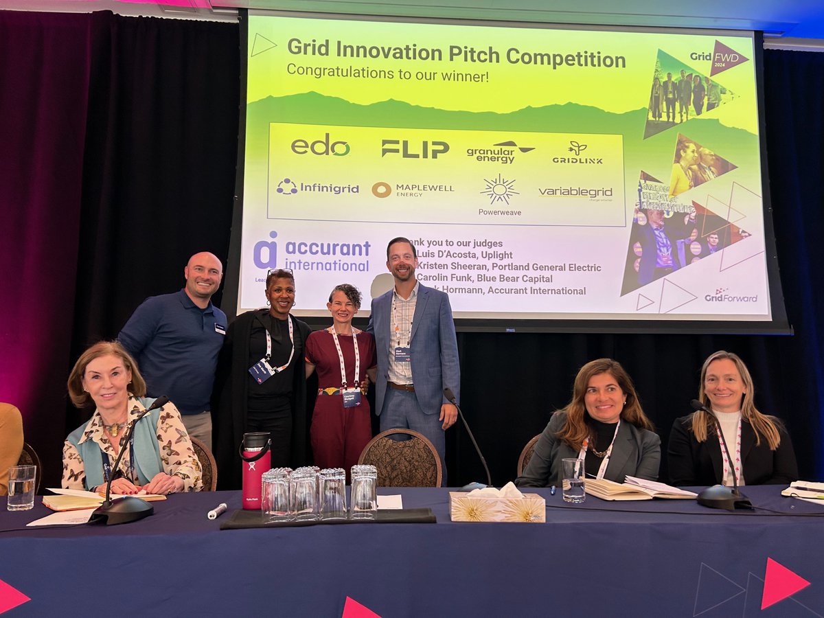 Could you be the next winner of our Grid Innovation Pitch Competition? Only if you apply by this Friday August 1! Don't miss out on your chance for financial support, exposure for your solution, and networking with experts at #GridFWD 2025.

Apply today! gridforward.org/events/grid-in…