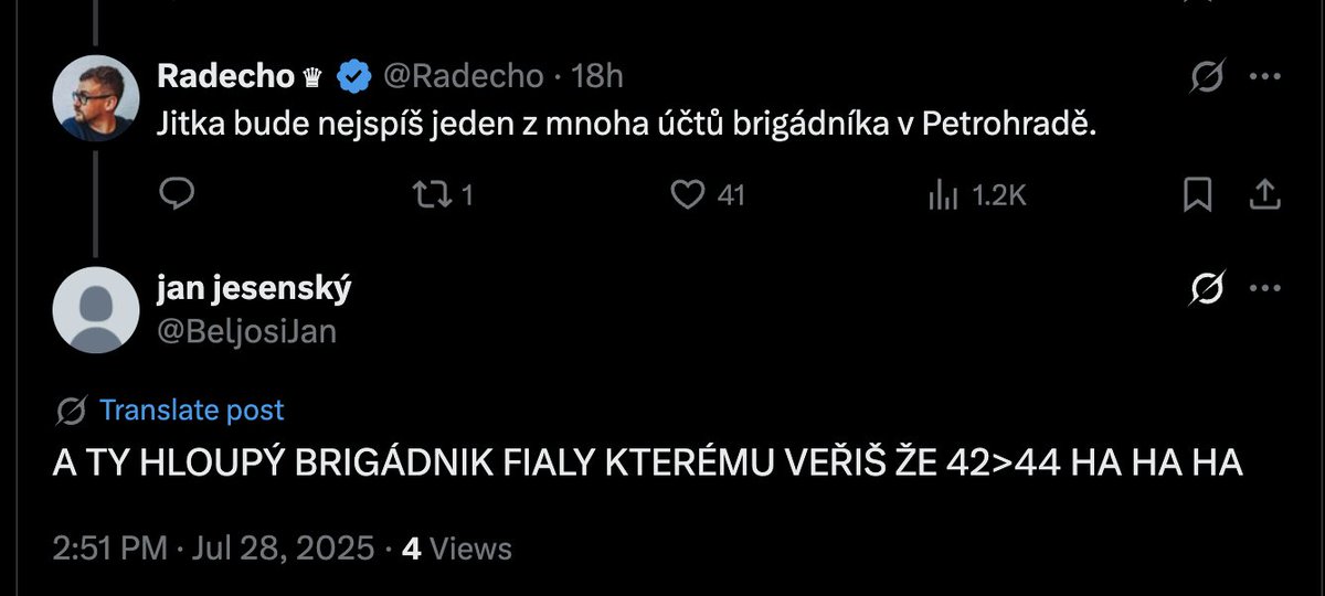 Radecho's tweet image. Všem je nám jasný, že Rusko není žádný světový centrum moudrosti a televizi tam přepínají klackem, ale ty výstupy trollích farem kolikrát vypadají, jak kdyby to psal tetřev hlušec na fentanylu.