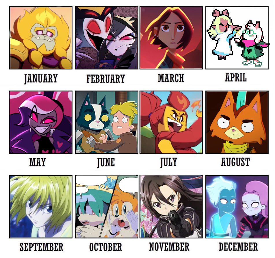 finaIspace's tweet image. your birth month = my favorite character/s 🙇‍♀️