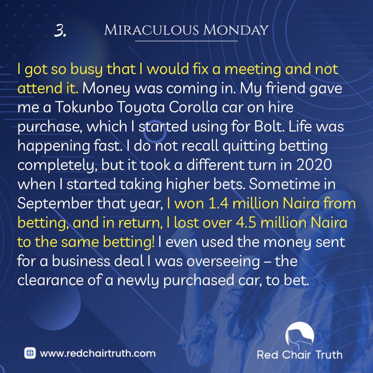 redchairtruth1's tweet image. #RedChairTruth #MiraculousMonday #GLHtestimonies #Testimony #Itestify #RCT #ItaUdoh