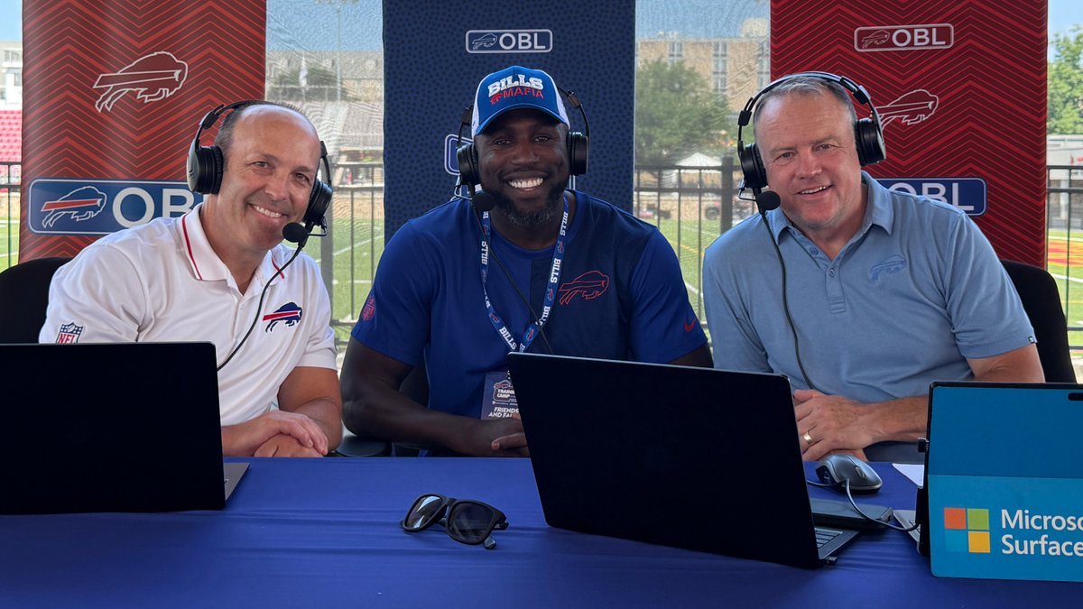 One Bills Live (@onebillslive) on Twitter photo A very special guest joins us from training camp in the second hour...
➡️#Bills Minority Owner and former soccer star <a href="/JozyAltidore/">Jozy Altidore</a> sits down with Brownie & Tasker, next!
<a href="/MSGNetworks/">MSG Networks</a>/<a href="/WGR550/">WGR 550</a>/<a href="/TheFanRochester/">The Fan Rochester</a> A very special guest joins us from training camp in the second hour...
➡️#Bills Minority Owner and former soccer star <a href="/JozyAltidore/">Jozy Altidore</a> sits down with Brownie & Tasker, next!
<a href="/MSGNetworks/">MSG Networks</a>/<a href="/WGR550/">WGR 550</a>/<a href="/TheFanRochester/">The Fan Rochester</a>