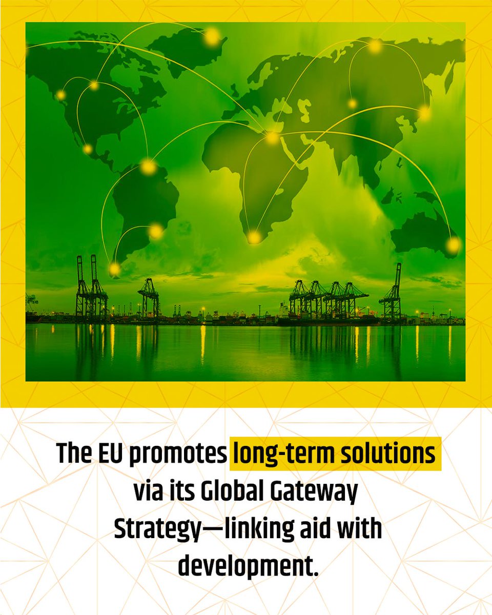 fateemaahmad01's tweet image. The EU promotes long-term solutions via its Global Gateway Strategy—linking aid with development. #DevelopmentAid #GlobalGateway