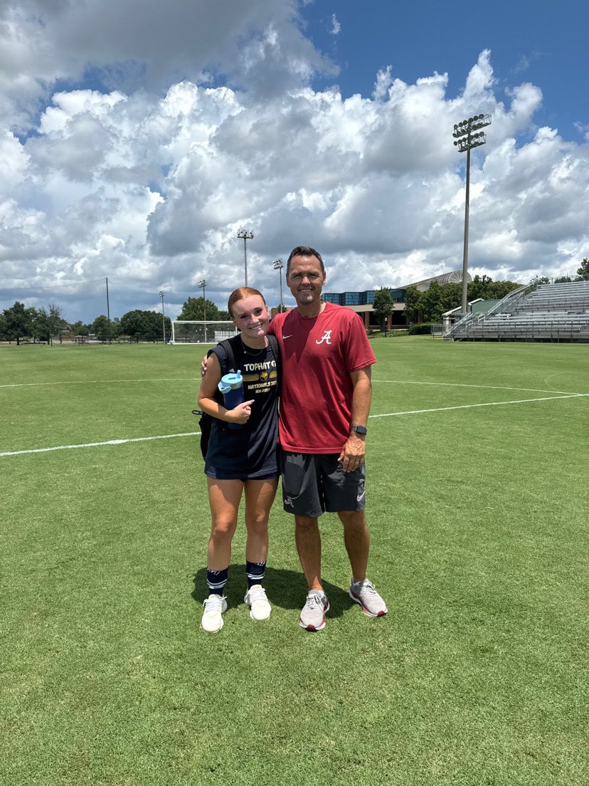 Thank you head coach <a href="/UACoachHart/">Wes Hart</a> and <a href="/AlabamaSoccer/">Alabama Soccer</a> coaching staff and players for a great ID camp in Tuscaloosa, AL this past weekend!