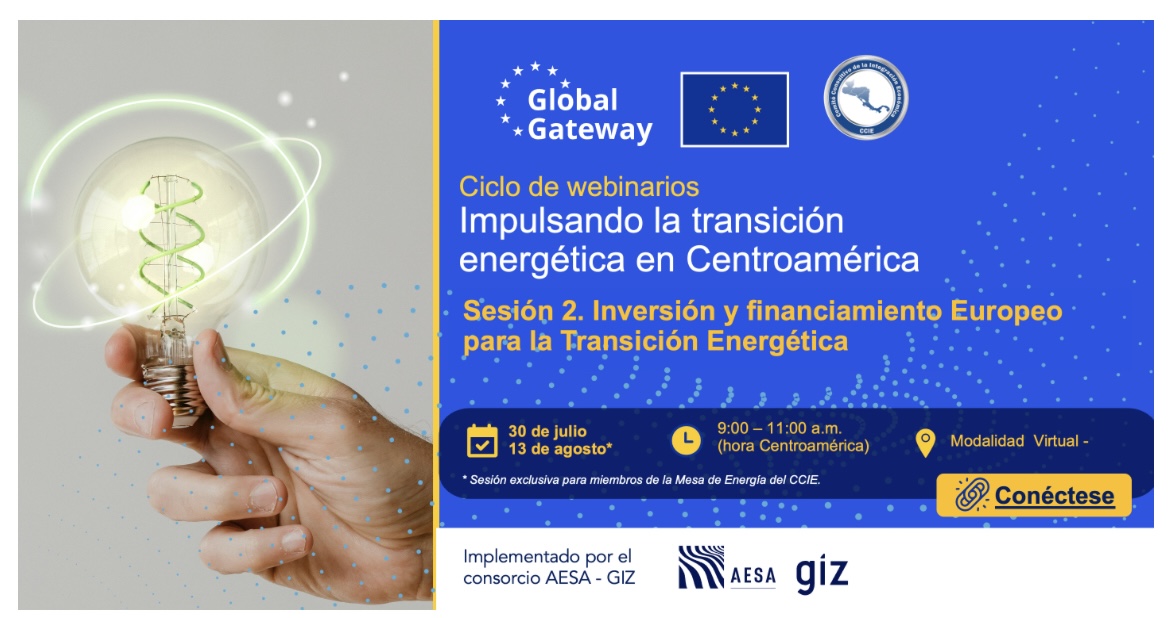 <a href="/CCIE_CA/">CCIE</a> y <a href="/UECentroamerica/">Unión Europea en Centroamérica</a> te invitan al Webinar Inversión y financiamiento Europea para la transición energética
Link: us06web.zoom.us/j/82433402334?… 
ID: 824 3340 2334 Código de acceso: 674394

<a href="/FEDEPRICAP_CA/">FEDEPRICAP</a> <a href="/fecatrans0214/">Fecatrans</a> <a href="/fecamco/">FECAMCO</a> <a href="/Fecagro/">Fecagro</a> <a href="/fedecarga/">@FEDECARGA</a> <a href="/Fecaica_/">FECAICA</a> <a href="/AGEXPORTGT/">AGEXPORT</a>