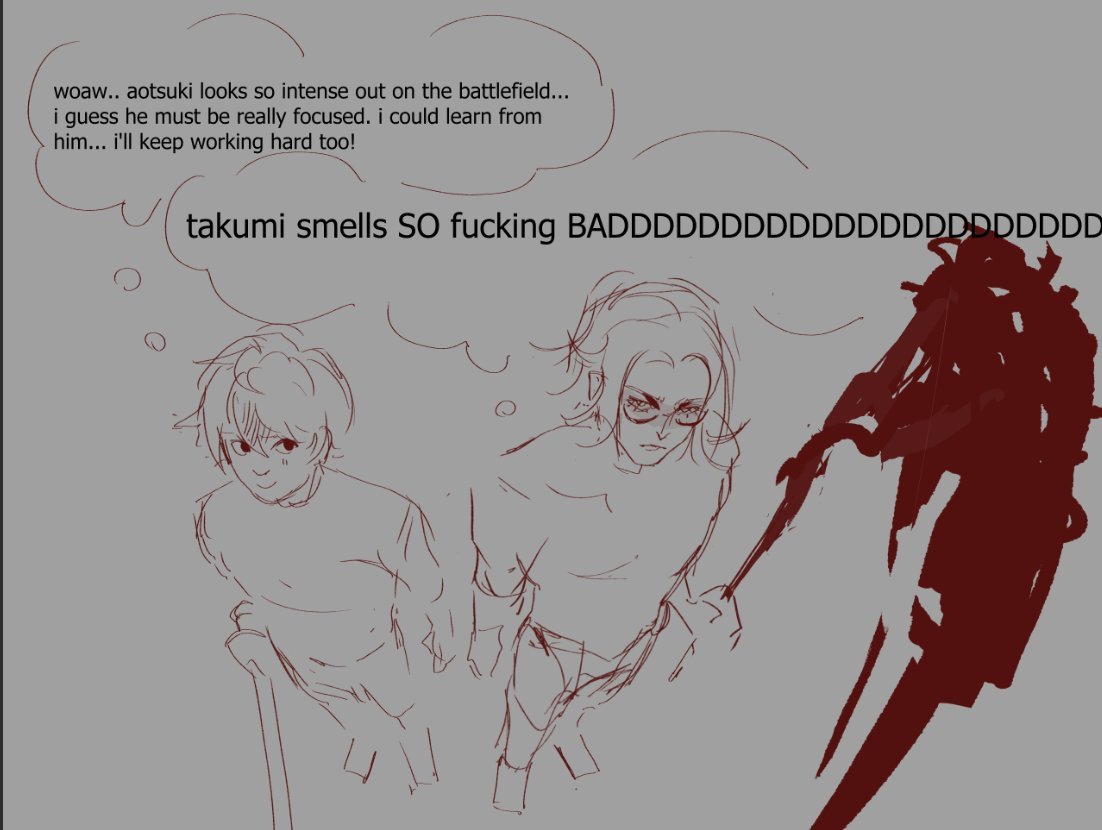kabukeo_'s tweet image. // THL spoilers (route 0)
wips ill come back to eventuallyyy