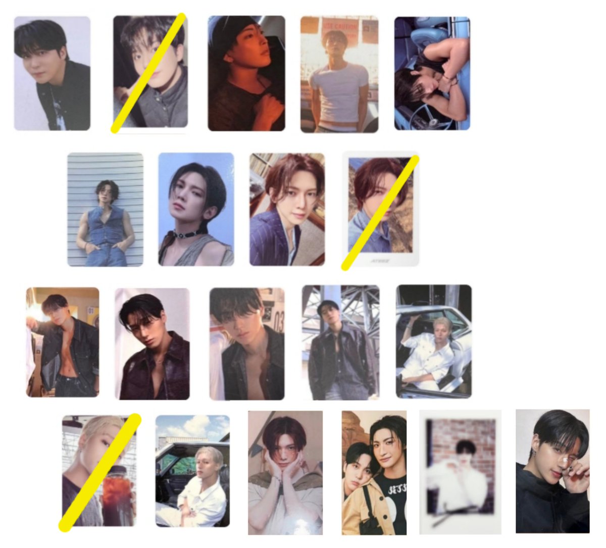 wxnxw__'s tweet image. ꒰ wtt/wts–update ꒱ pob pc &amp;amp; album pc

ㄴpob แถวบนสุด dm 💰
ㄴpob อูยองไซน์&amp;gt;pob ยุนโฮไซน์ ☆
ㄴpob ยอซังปากกา&amp;gt;pob อูยองปากกา ☆
ㄴpob ซานตะเบ๊ะ&amp;gt;การ์ดบั้มรูปขวา 4 ใบ
ㄴpc บั้ม&amp;gt;pc บั้มรูปขวา

#ตลาดนัดเอทีซ
#ตลาดนัดateez