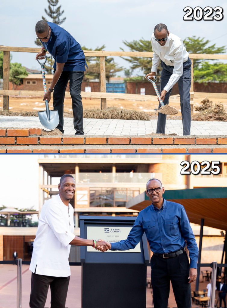 Uru #Rwanda mureba 🫶🏾

Rugeze mu kirere, umudereva ni …. 😉

2023 :  yashyizweho ibuye ry’ifatizo 

2025: Zaria court yafunguwe ku mugaragaro 😍
