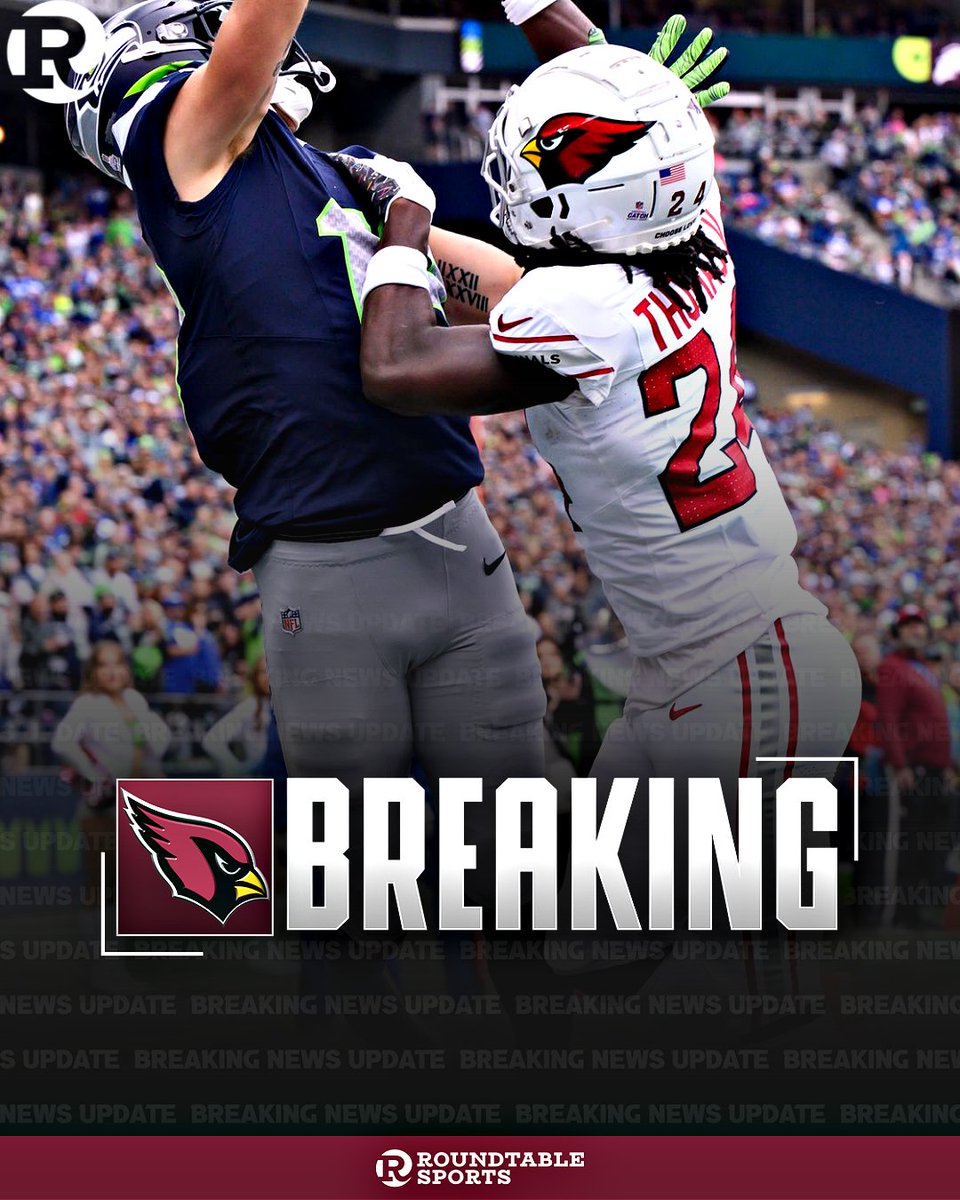 RoundtableSN's tweet image. Cardinals CB Starling Thomas V OUT for Season 🙏

TOUGH break for the Cardinals secondary as Starling Thomas V suffers a season-ending ACL injury. Who steps up NEXT? #BirdGang