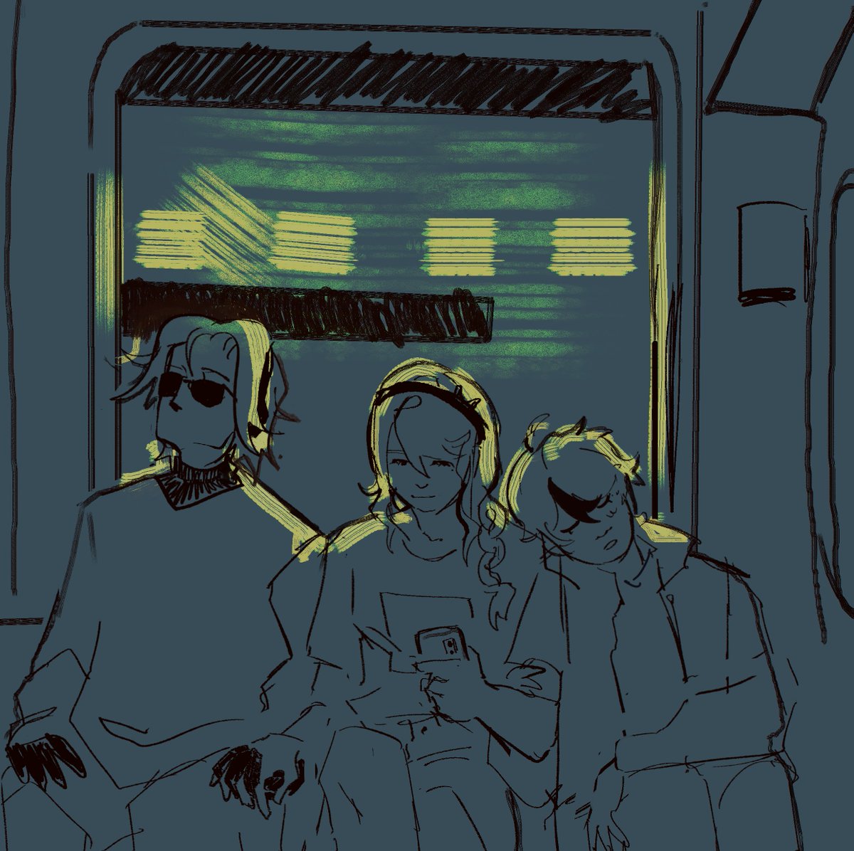 kabukeo_'s tweet image. // THL spoilers (route 0)
wips ill come back to eventuallyyy