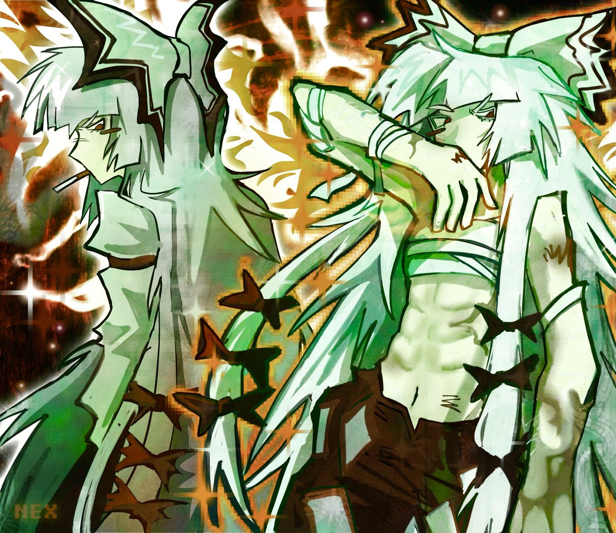 NEXFEF's tweet image. fire #touhou