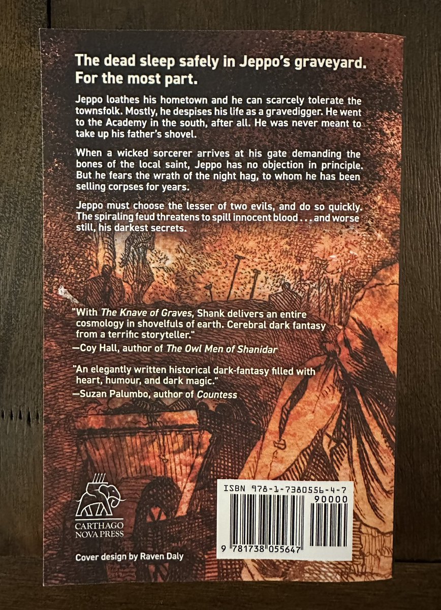 Check this out! Signed copy of <a href="/sj_shank/">S.J. Shank</a>’s latest, The Knave of Graves. One of my favorite writers going today.