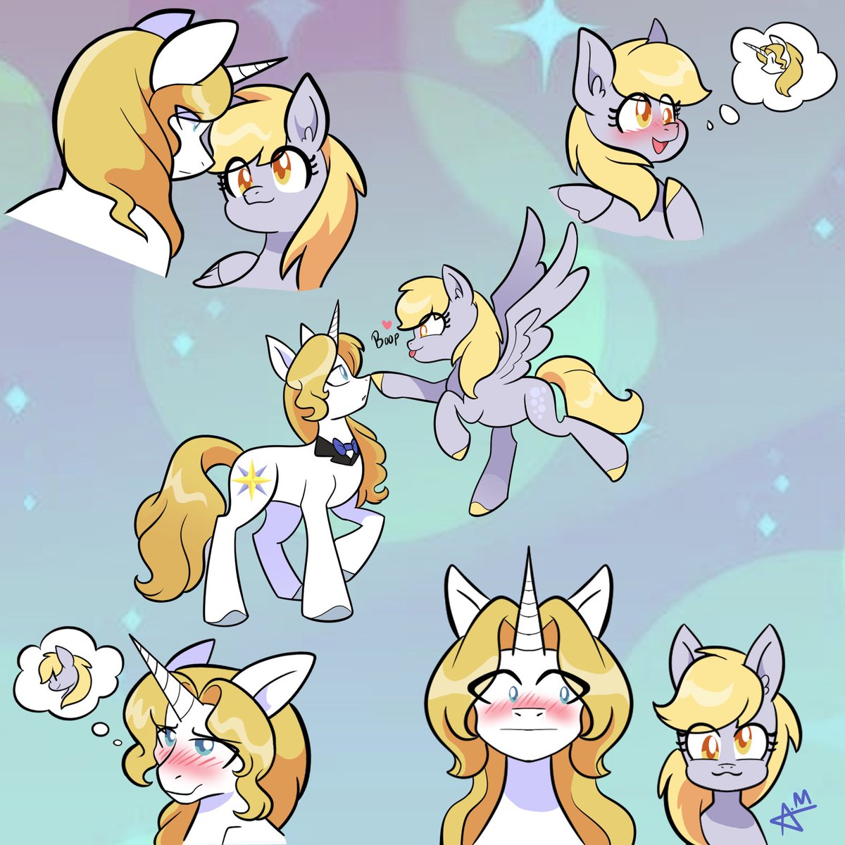 <a href="/AbbyTabbys/">Abbytabby</a> made me love this ship, I had to draw them.❤️