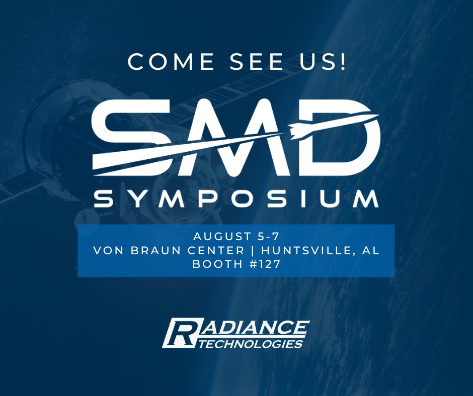 Radiance Technologies (@radiancetechinc) on Twitter photo The <a href="/SpaceMissileDef/">SpaceMissileDef</a> Symposium in Huntsville, AL is only one week away!
Stop by Booth 127 at the Von Braun Center to talk to our employee-owners about our Directed Energy, AI/ML, Space, and Missile Defense capabilities.
We can't wait to see you there! The <a href="/SpaceMissileDef/">SpaceMissileDef</a> Symposium in Huntsville, AL is only one week away!
Stop by Booth 127 at the Von Braun Center to talk to our employee-owners about our Directed Energy, AI/ML, Space, and Missile Defense capabilities.
We can't wait to see you there!