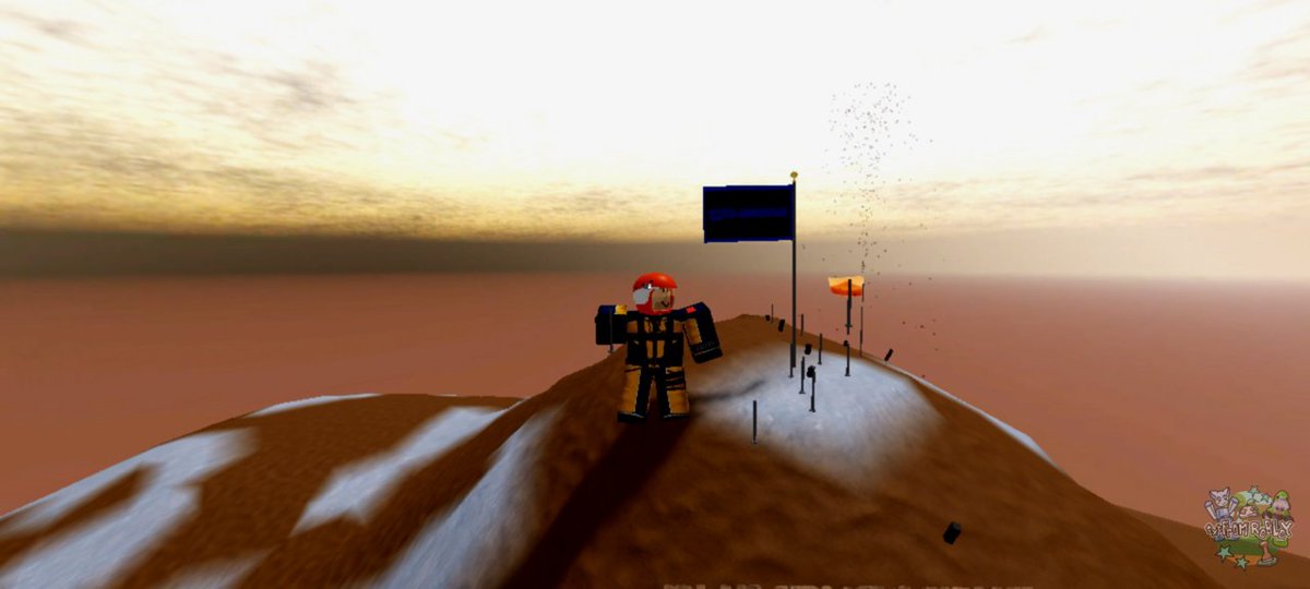 txtFromRoblox's tweet image. roblox! lucu banget udah semingguan lebih nyoba ini map tetep ngga nyampe2 ke puncak juga. akhirnya kumenemukan tutor diyoutube (mudah dipahami banget) arah rute2 olympus mons akhirnya aku berhasil sampe puncak 😭