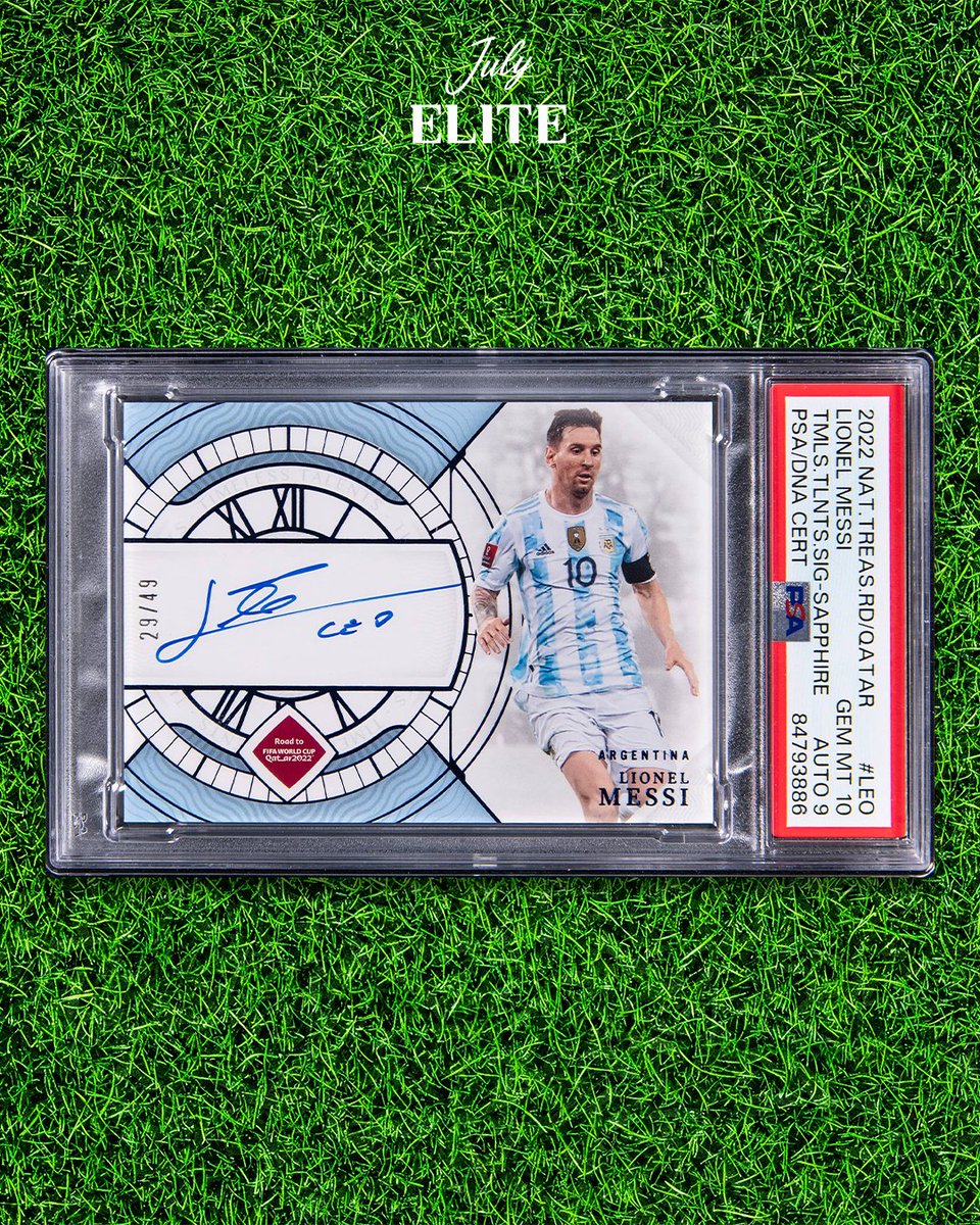 Happy #NationalSoccerDay! ⚽ Which cards are you bidding on?

All of these Spectacular Soccer Cards are available now in our July Elite Auction.

Bid now: bit.ly/3IErE4w